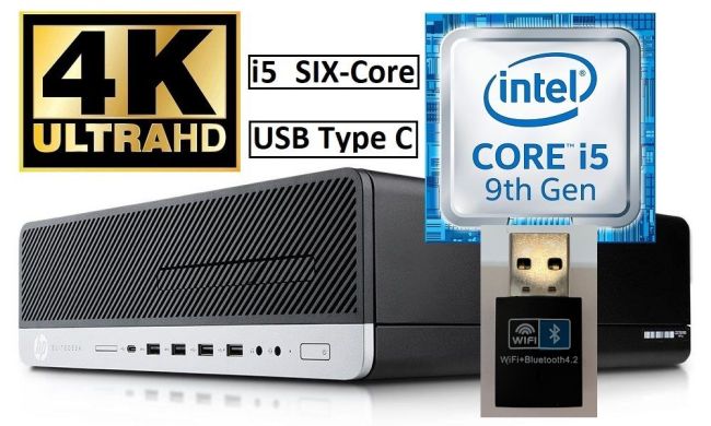 HP Elitedesk 800 G5 SFF | i5 - 9500 Hexa Core | 8GB DDR4