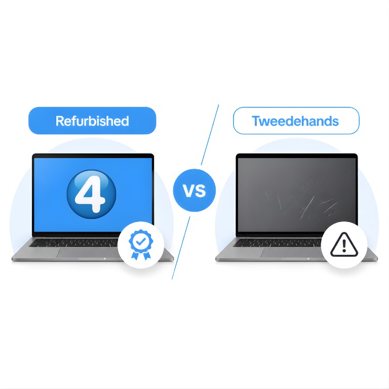 Tweedehands vs Refurbished laptop: wat is écht het verschil?